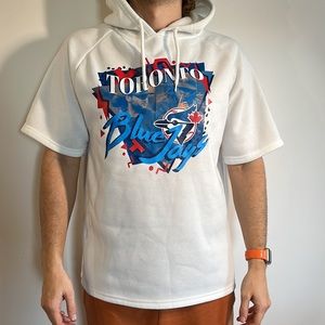 Limited edition Toronto blue jays cut off hoodie